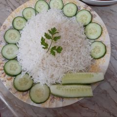 A picture of Plain rice.