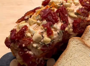 Foto de Patê de cream cheese com tomate seco