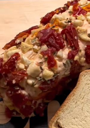 Foto de Patê de cream cheese com tomate seco