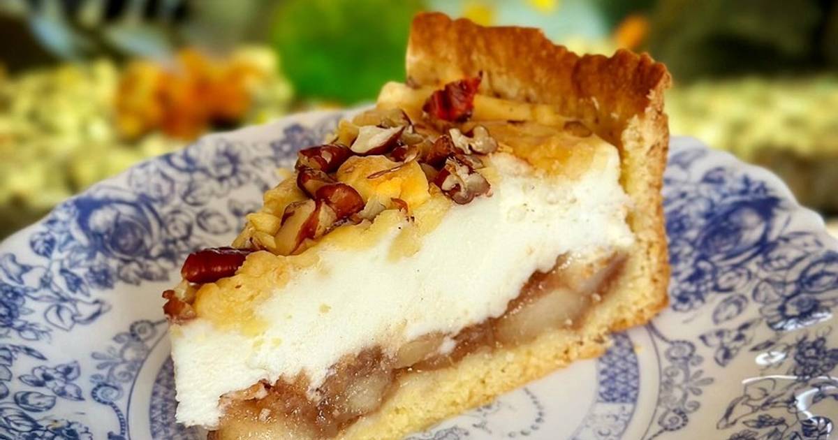 Открытый творожно-сметанный пирог рецепт – Выпечка и десерты. «Еда»