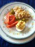 Ensalada de alubias y jitomate