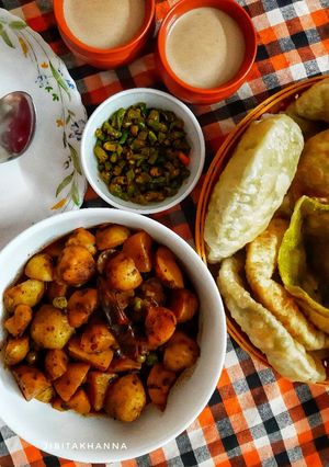 A picture of Aloo ki Sabji / Aloo'r Torkari.