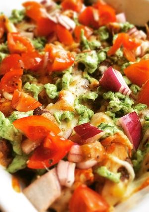 A picture of Sweet potato nachos.