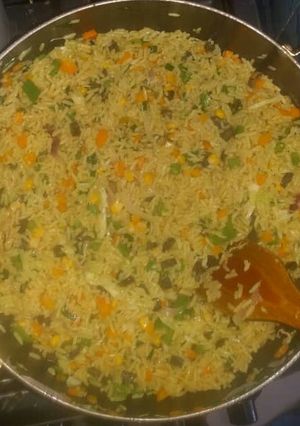 A picture of Fried rice.