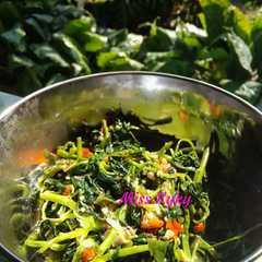 A picture of Tumis Kangkung.