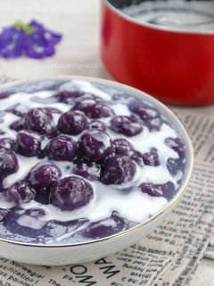 Foto resep Bubur Sumsum Candil Ubi Ungu