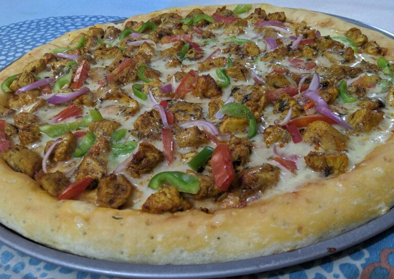 Chicken Tikka pizza