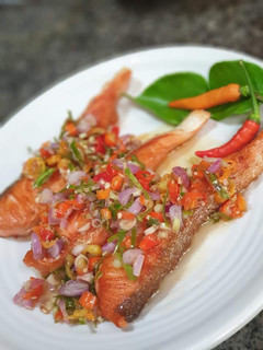 Foto resep Grilled Salmon Sambal Matah