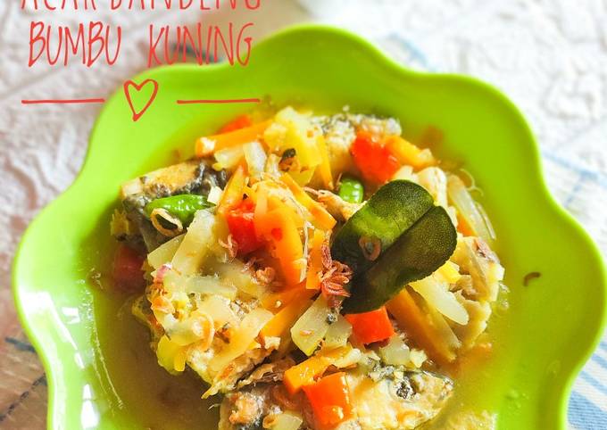 Resep 64. Acar Bandeng Bumbu Kuning yang Sempurna