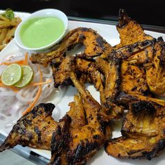 A picture of Tandoori Chicken without oven.
