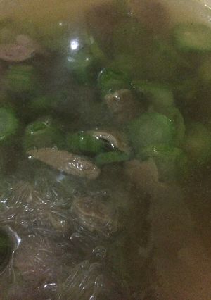 Foto resep Sayur oyong bening bakso bihun