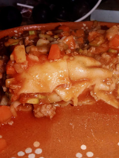 Una foto de Lasaña con verduras