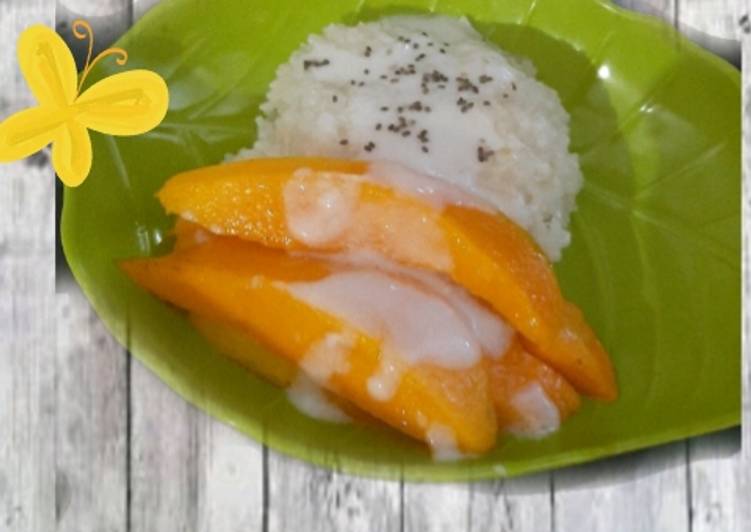 Langkah Mudah untuk Membuat Mango sticky rice yang Bisa Manjain Lidah