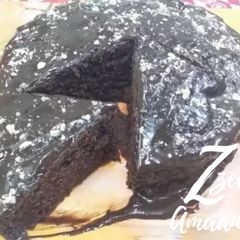 Chocolate Almond Walnut Cake A picture of Chocolate Almond Walnut Cake.