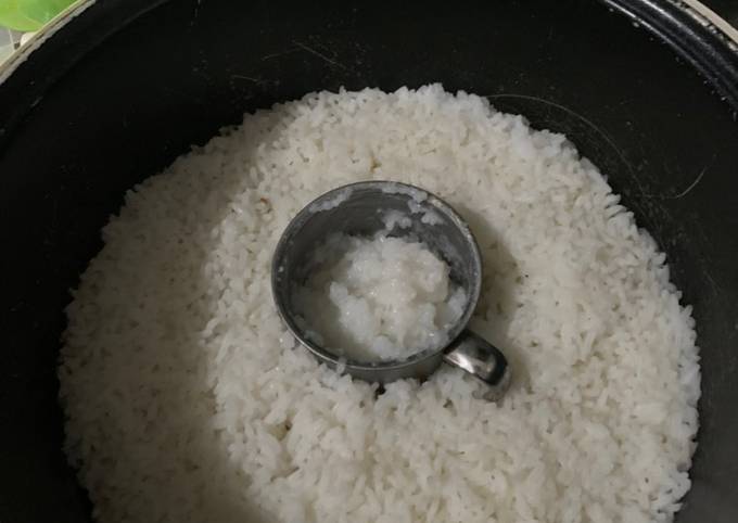 Bubur nasi rice cooker