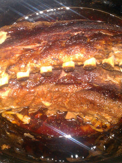 A picture of Crockpot Baby back Ribs.