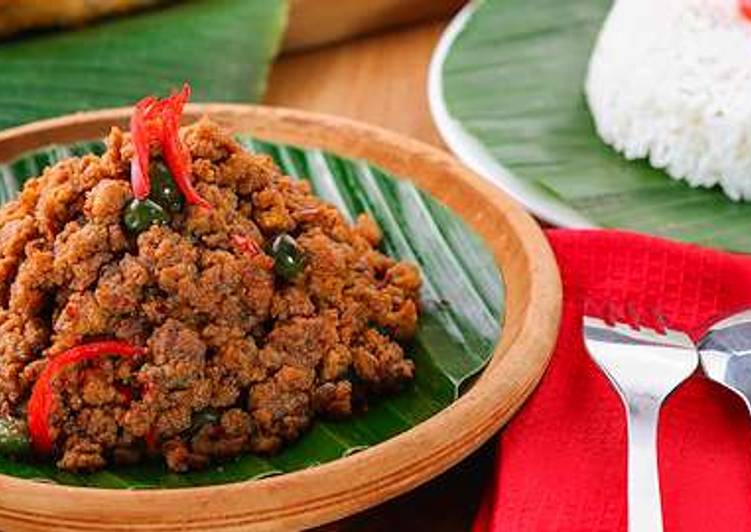 Sambal Goreng Oncom Leunca Pedas