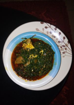 A picture of Yummy vegetable soup.
