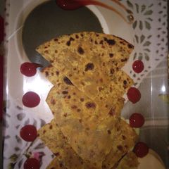 Achari paratha A picture of Achari paratha.