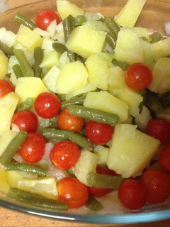 Una foto de Ensalada de judías verdes con patatas