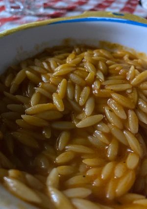 Φωτογραφία της συνταγής Κριθαράκι κοκκινιστό ❤️