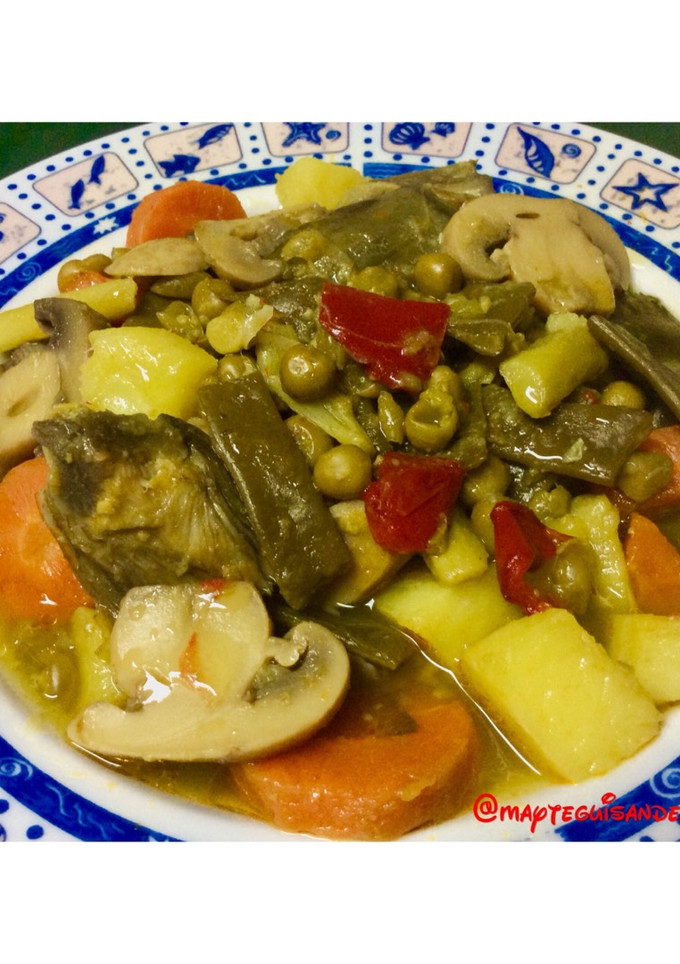 Una foto de Menestra vegana/vegetariana
