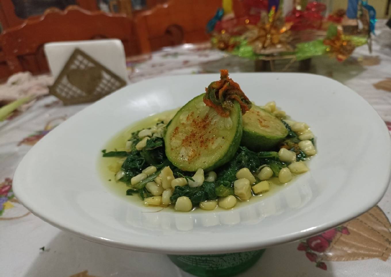 Sopa de guías de milpa