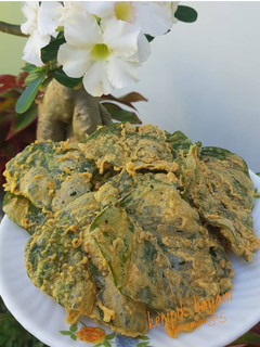 Foto resep Peyek bayam