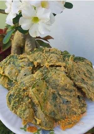 Foto resep Peyek bayam