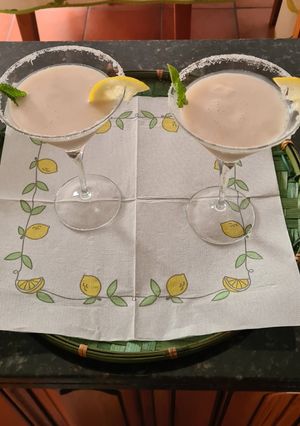 Una foto de 173. Sorbete de Limón con Cava