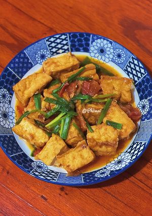 Hình của món Đậu Hũ Sốt Cà Chua.