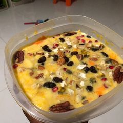 A picture of Custard fruits salad.