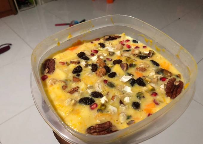 Step-by-Step Guide to Prepare Favorite Custard fruits salad