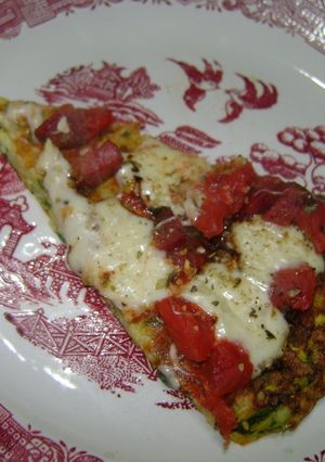 Una foto de Pizza saludable de zuquinis