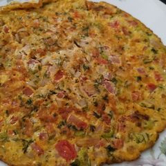 Indo chinese omelette A picture of Indo chinese omelette.