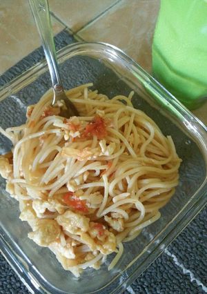Foto resep Spagetthi sambal tiram sesukanya