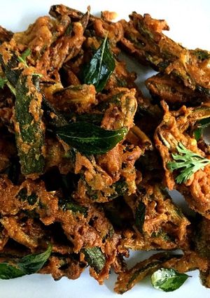 A picture of Bhindi Kurkuri.