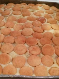 A picture of (B.H.) Banana Pudding Poke Cake.