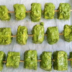 A picture of Hariyali Paneer Tikka Recipe In OTG.