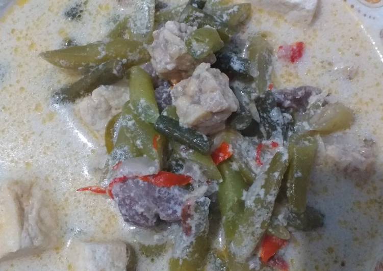 Tumis buncis campur sari