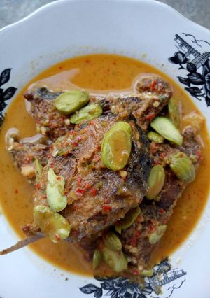 Foto resep Ikan tongkol kuah santan petai
