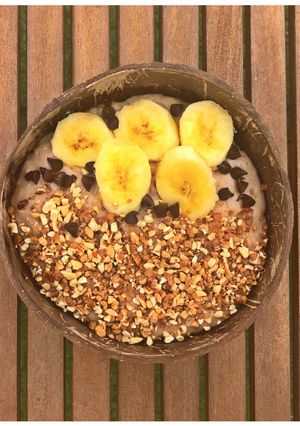 Une photo de Porridge banane cacao 🍌