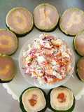 Bánh Tét Chữ (Vietnamese Sticky Rice Cake with Letter Design)