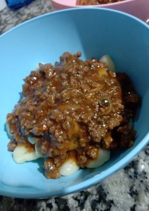 Una foto de Bolognesa improvisada