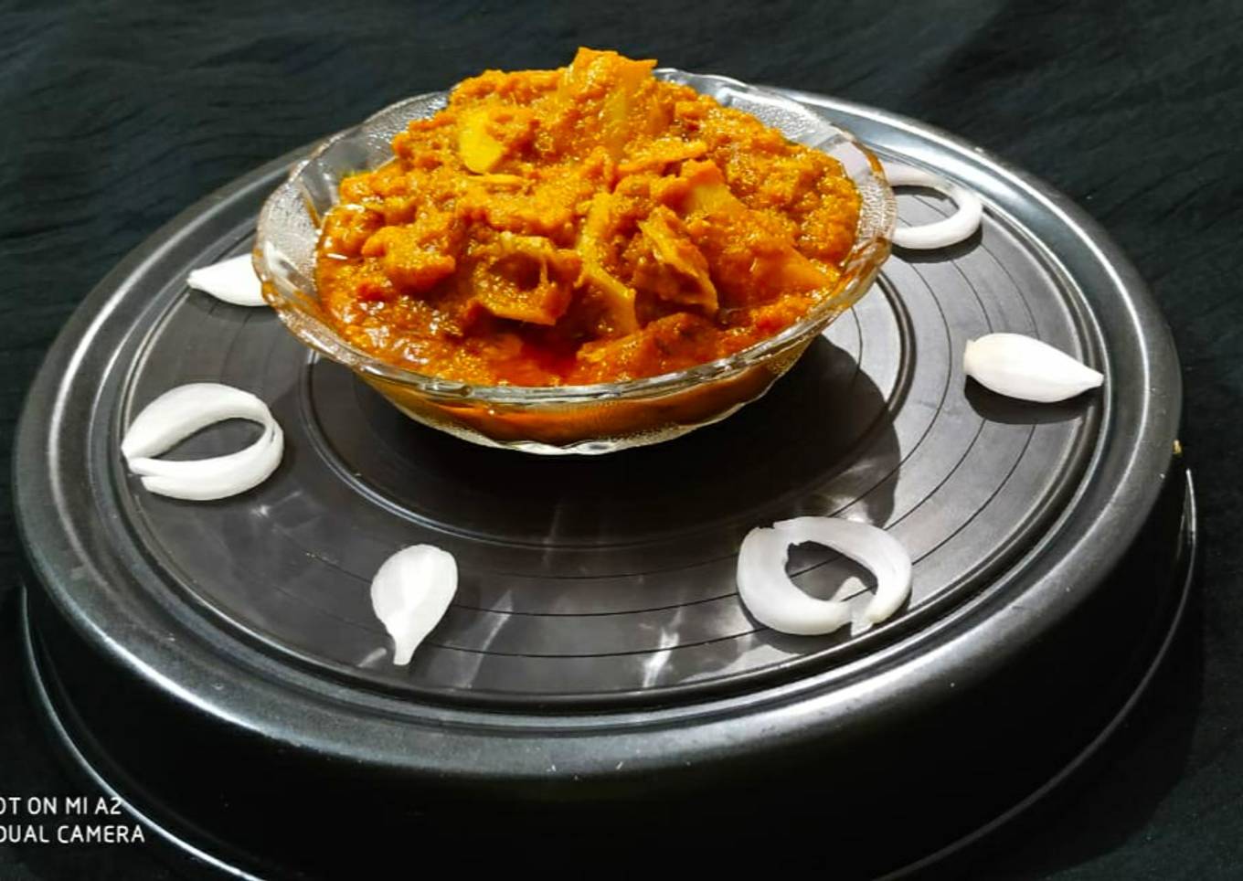 Jackfruit veg in gravy