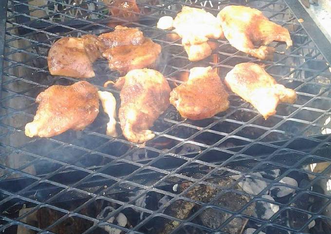 Floridian backyard grilled chicken