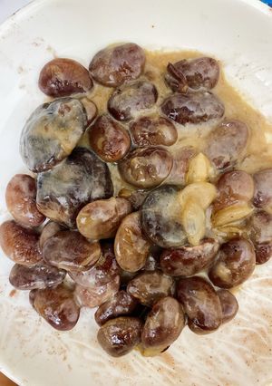 Hình của món Đậu ngự kho nước cốt dừa.