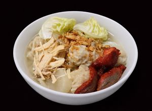 Hình của món SP.0431 - Mì Trứng Gà Xé - Xá Xíu - Vằn Thắn.