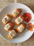 Nuggets al horno con Jamón y Queso