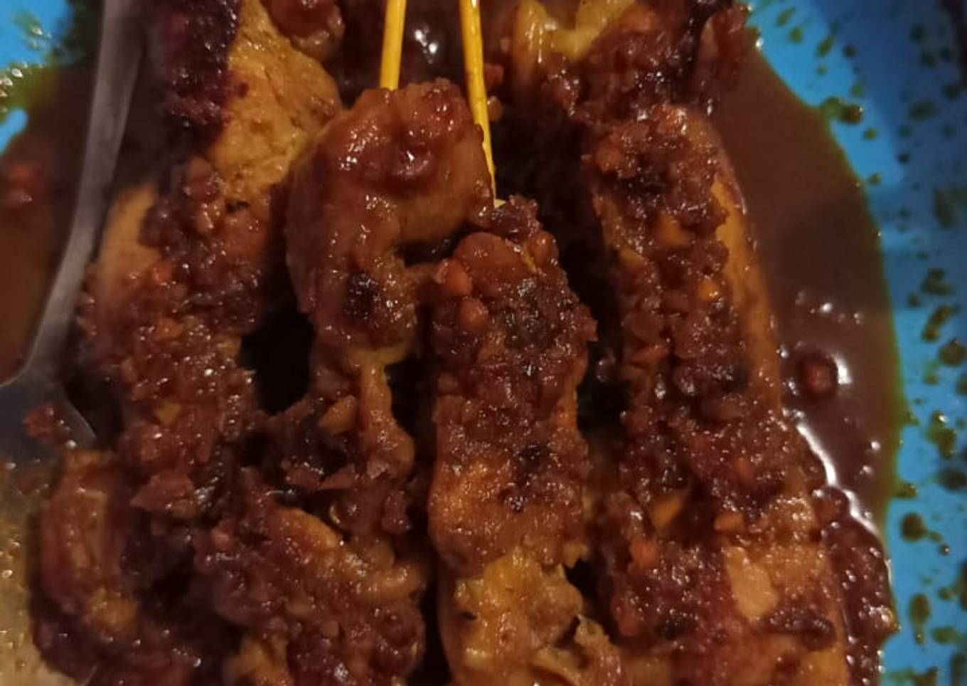 Sate ayam sambal kacang